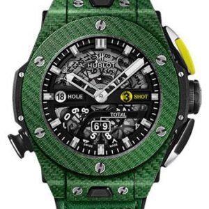 Hublot Big Bang Unico Golf Green Carbon Watch - 45 mm - Black Skeleton Dial Limited Edition of 100-416.YG.5220.VR