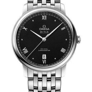 Omega De Ville Prestige Co-Axial - 39.5 mm Steel Case - Black Dial - 424.10.40.20.01.002