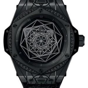 Hublot Big Bang Sang Bleu All Black Diamonds Limited Edition of 100 Watch-465.CS.1114.VR.1200.MXM18