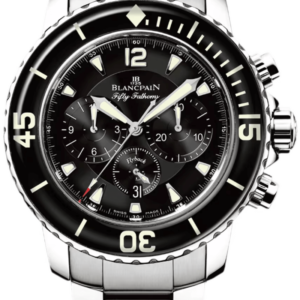 Blancpain Fifty Fathoms Chronographe Flyback 45mm Steel Men's Watch - 5085F 1130 71S