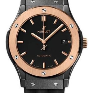 Hublot Classic Fusion Ceramic King Gold Watch - 45 mm - Black Lacquered Dial-511.CO.1181.RX