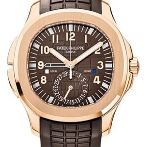 Patek Philippe Mens Aquanaut Travel Time Watch - 5164R-001