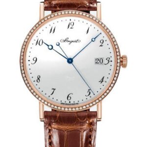 Breguet Classique 5178 - Rose Gold Case - White Enamel Dial - Brown Leather Strap - 5178BR/29/9V6/D000