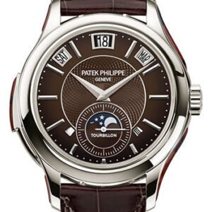 Patek Philippe Tourbillon Minute Repeater Perpetual Calendar Watch - Platinum Case - Brown Dial - 5207/700P-001