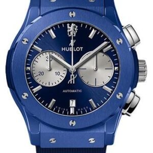 Hublot Classic Fusion Chronograph Chelsea Watch - 45 mm - Silver Counters And Blue Finished Dial Limited Edition of 100-521.EX.7179.RX.CFC19
