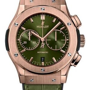 Hublot Classic Fusion Chronograph King Gold Green Watch-521.OX.8980.LR