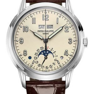 Patek Philippe Grand Complications Perpetual Calendar - White Gold - Lacquered Cream Dial - 5320G-001
