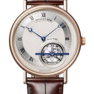 Breguet Classique Tourbillon Extra-Plat Anniversaire 5365 - Rose Gold Case - Silver Dial - Brown Leather Strap Limited Edition of 35 - 5365BR/15/9WU