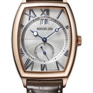 Breguet HŽritage 5410 - Rose Gold Case - Silver Dial - Brown Leather Strap - 5410BR/12/9VV