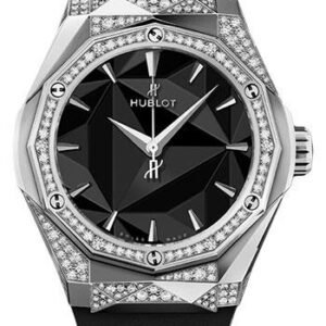Hublot Classic Fusion Orlinski Titanium Alternative Pave Watch - 40 mm - Black Dial-550.NS.1800.RX.1804.ORL19