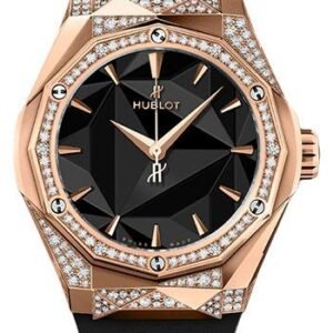 Hublot Classic Fusion Orlinski King Gold Alternative Pave Watch - 40 mm - Black Dial-550.OS.1800.RX.1804.ORL19