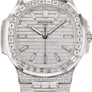 Patek Philippe Nautilus White Gold Full Diamond 41mm - 5811/1460G-001 - 2025