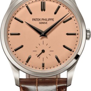Patek Philippe Calatrava Platinum 38mm Platinum Manual Winding Salmon Dial - 6196P-001 - 2025