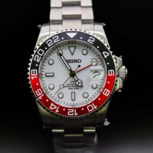 Seikomod Coke GMT - White Dial