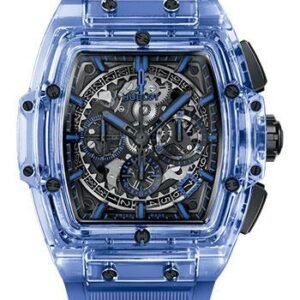 Hublot Spirit Of Big Bang Blue Sapphire Watch - 42 mm - Sapphire Crystal Dial Limited Edition of 27-641.JL.0190.RT