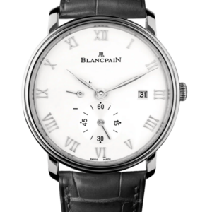 Blancpain Villeret Ultraplate Power Reserve Black Alligator Ultra-Slim Men's Watch - 6606 1127 55B