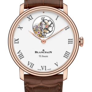 Blancpain Villeret Tourbillon Volant Une Minute 12 Jours Red Gold Men's Watch - 66240 3631 55B