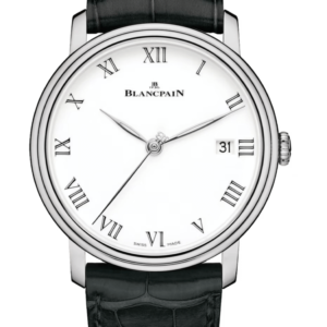 Blancpain Villeret 8 Jours White Gold Black Alligator Men's Watch - 6630 1531 55B