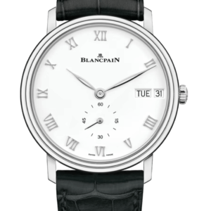 Blancpain Villeret Jour Date Steel & Black Alligator Men's Watch - 6652 1127 55B