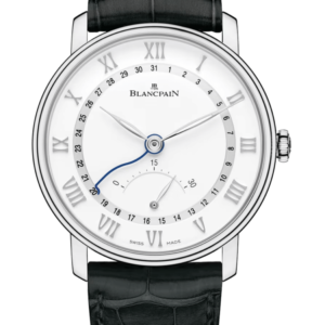 Blancpain Villeret Ultraplate Date Retrograde Seconds Black Alligator Men's Watch - 6653Q 1127 55B