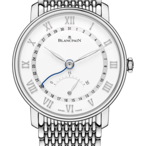 Blancpain Villeret Ultraplate Date Retrograde Seconds Steel Men's Watch - 6653Q 1127 MMB