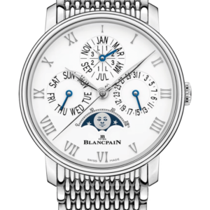 Blancpain Villeret Quantieme Perpetuel Phases de Lune Steel Men's Watch - 6656 1127 MMB