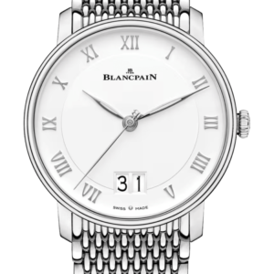 Blancpain Villeret Grande Date Mille Mailles Steel Men's Watch - 6669 1127 MMB