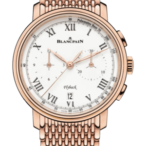 Blancpain Villeret Chronographe Flyback Pulsometre Red Gold Men's Watch - 6680F 3631 MMB