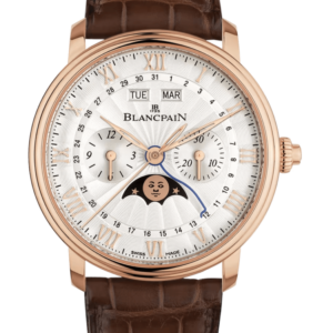 Blancpain Villeret Chronographe Monopoussoir Red Gold Alligator Men's Watch - 6685 3642 55B