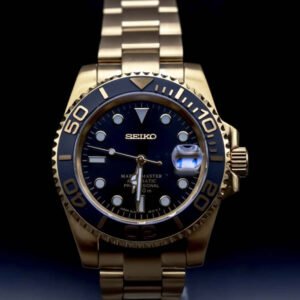 Seikomod Black and Gold Diver