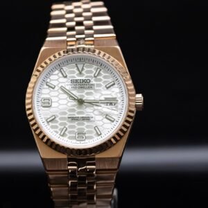 Rose Gold Seiko Mod Land Dweller