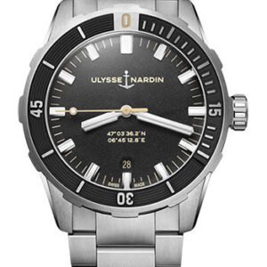 Ulysse Nardin Diver 42 mm - Steel Case - Black Dial - Steel Bracelet