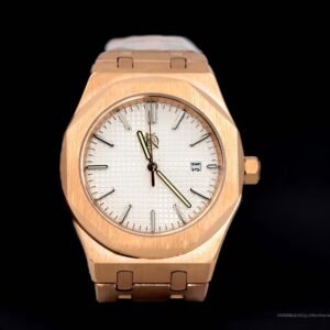 The Rose Gold Monarch - White