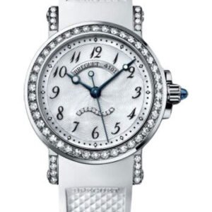 Breguet Marine 8818 - White Gold Case - Mother-Of-Pearl Dial - White Rubber Strap - 8818BB/59/564/DD00