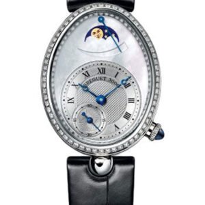 Breguet Reine de Naples 8908 - White Gold Case - Mother-Of-Pearl Dial - Black Leather Strap - 8908BB/52/964/D00D3L
