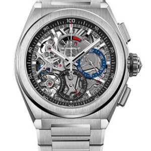 Zenith Defy El Primero 21 Watch - Titanium - Openworked Dial - Titanium Bracelet - 95.9000.9004/78.M9000