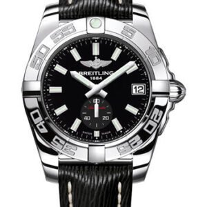 Breitling Galactic 36 Automatic Watch - Steel - Onyx Black Dial - Black Sahara Strap - A3733012/BE77/213X/A16BA.1