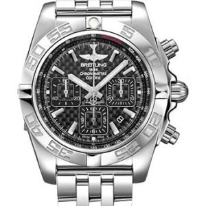 Breitling Chronomat 44 Watch - Steel polished - Carbon Dial - Steel Bracelet - AB0110121B2A1