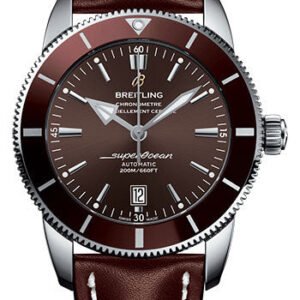 Breitling Superocean Heritage II 46 Watch - Steel Case - Copperhead Bronze Dial - Brown Leather Strap - AB202033/Q618/444X/A20D.1