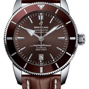 Breitling Superocean Heritage II 46 Watch - Steel Case - Copperhead Bronze Dial - Brown Croco Strap - AB202033/Q618/757P/A20D.1