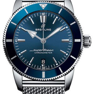 Breitling Superocean Heritage II B20 Automatic 44 Watch - Steel Case - Blue Dial - Steel Aero Classic Bracelet - AB2030161C1A1