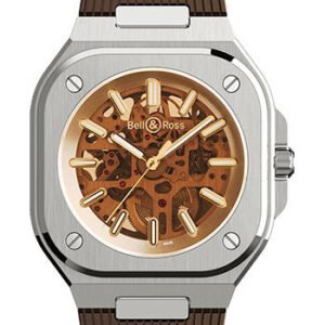 Bell & Ross BR 05 Skeleton Golden - Rubber Strap