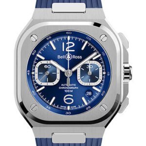 Bell & Ross Br_05 Chrono Blue Steel - Rubber Strap
