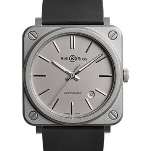 Bell & Ross BR S-92 Grey Matte Watch - Rubber Strap