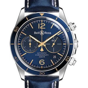 Bell & Ross BR V2-94 Aeronavale Watch - Calfskin Strap