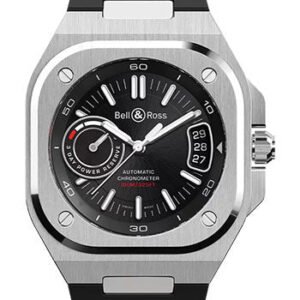Bell & Ross BR-X5 Black Steel - Rubber Strap