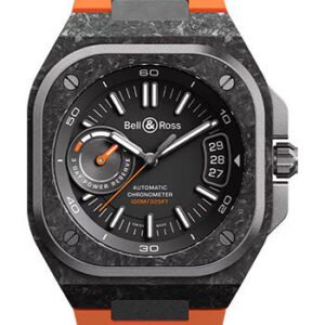 Bell & Ross BR-X5 Carbon Orange - Rubber Strap