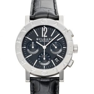 Bvlgari Automatic Black Dial Stainless Steel Men's Watch