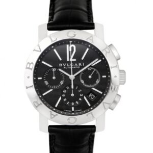 Bvlgari Chronograph Automatic Black Dial Men's Watch