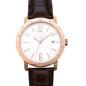 Bvlgari Automatic White Dial Men's Watch